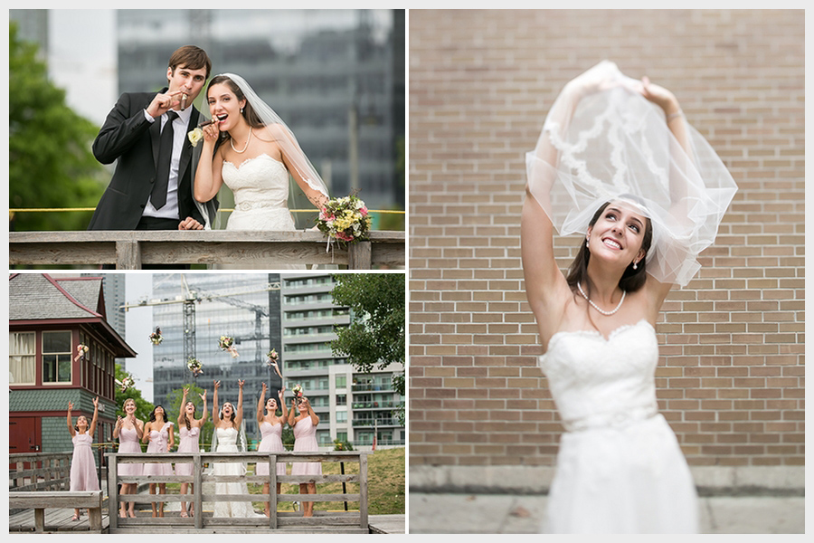 Wedding photos near Rogers Centre